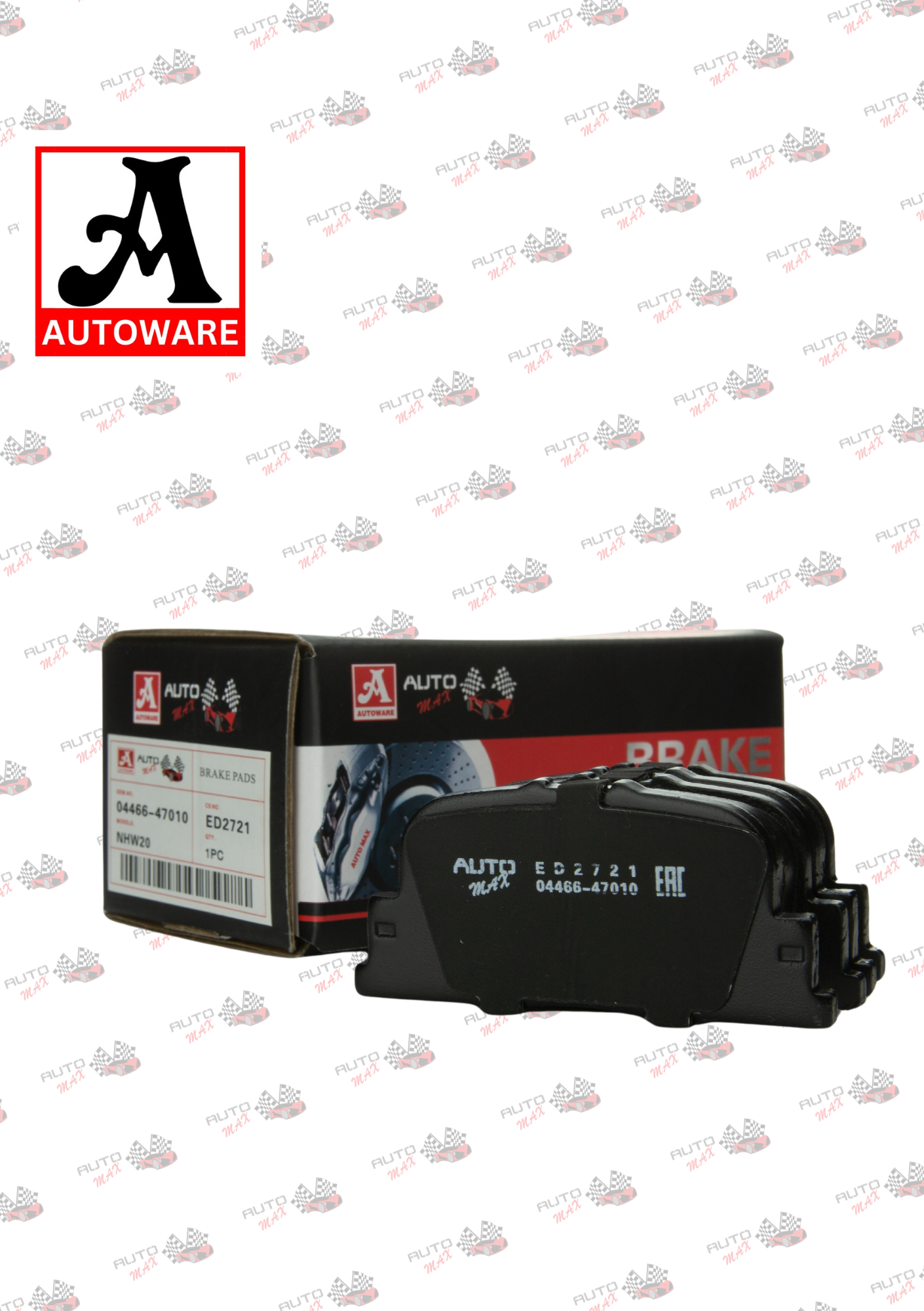 Brake Pads Rear Prius 2003-2009 (1.5) 